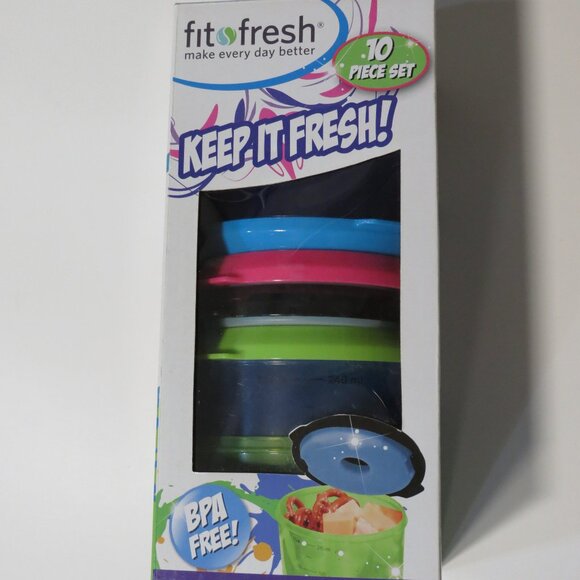 Multicolor Food Storage Container Set - Picture 1 of 4